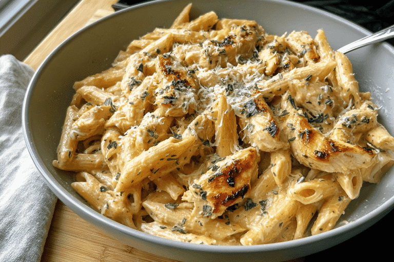 Parmesan Garlic Chicken Pasta Recipe For Slow Cooker Convenience 8 Garlic Parmesan Chicken Pasta 43.Png