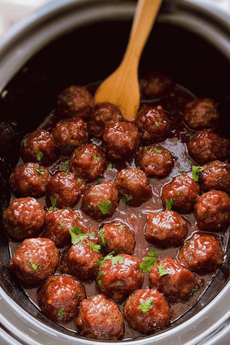 Grape Jelly Meatballs
