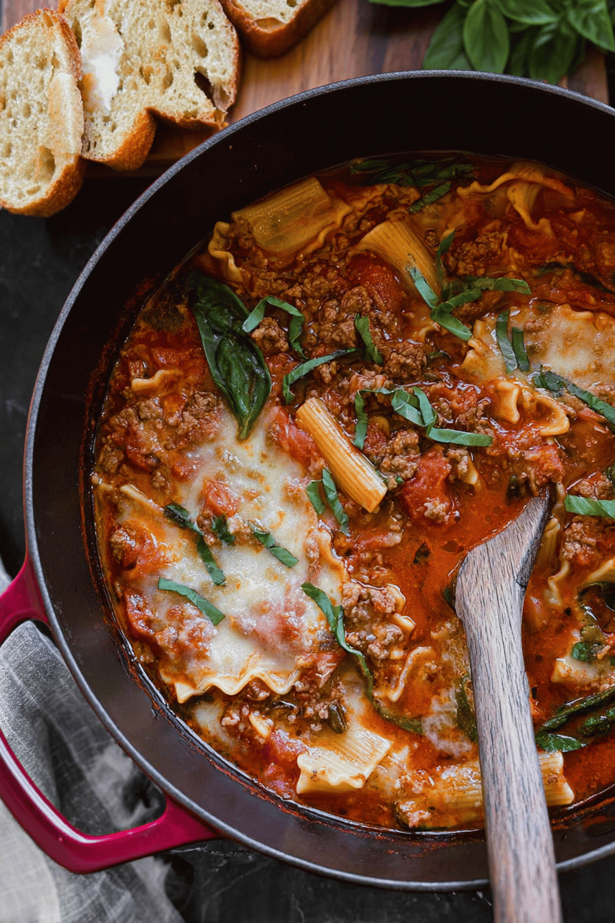 Lasagna Soup