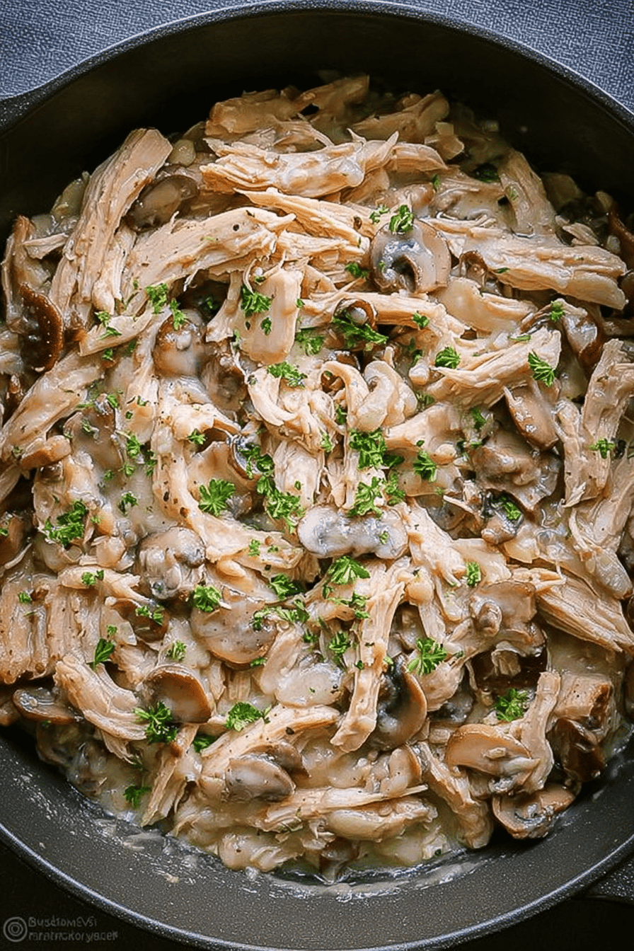 Leftover Turkey In Gravy Recipe For A Quick And Savory Meal 6 Leftover Turkey Creamy Mushroom Sauce