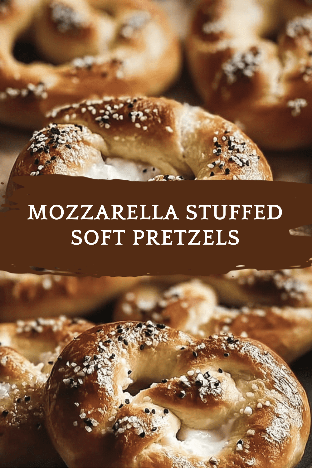 Mozzarella Stuffed Soft Pretzels