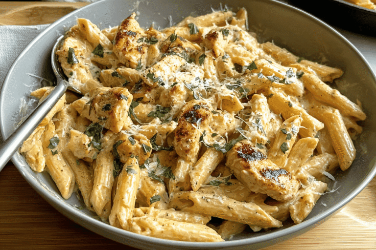 Garlic Parmesan Chicken And Pasta Recipe For Quick Dinner 8 One Pan Garlic Parmesan Chicken Pasta 44.Png