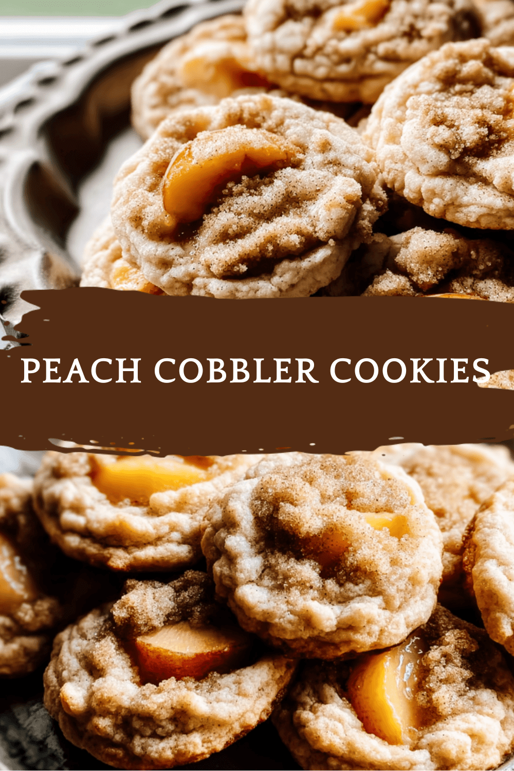 Peach Cobbler Cookies