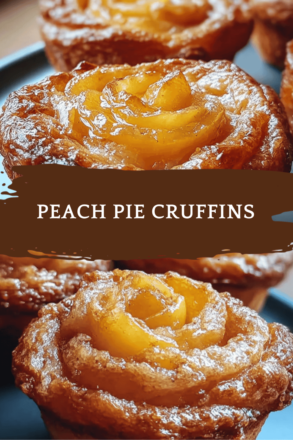 Peach Pie Cruffins