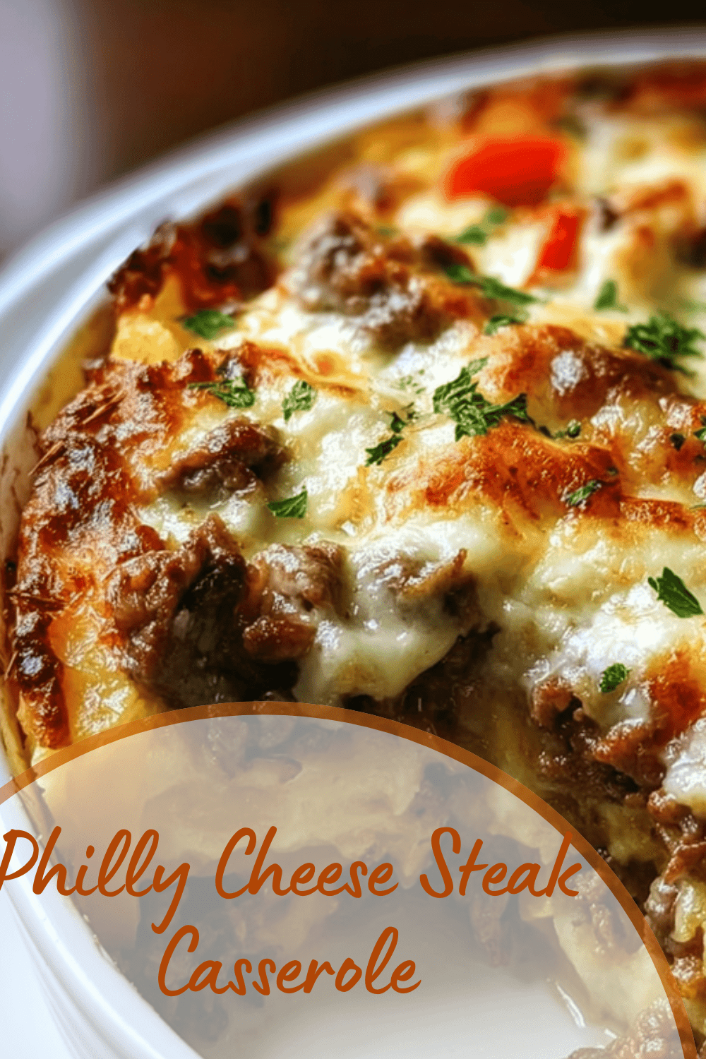 Philly Cheese Steak Casserole Recipe With Melty Cheese And Tender Beef 7 Philly Cheese Steak Casserole