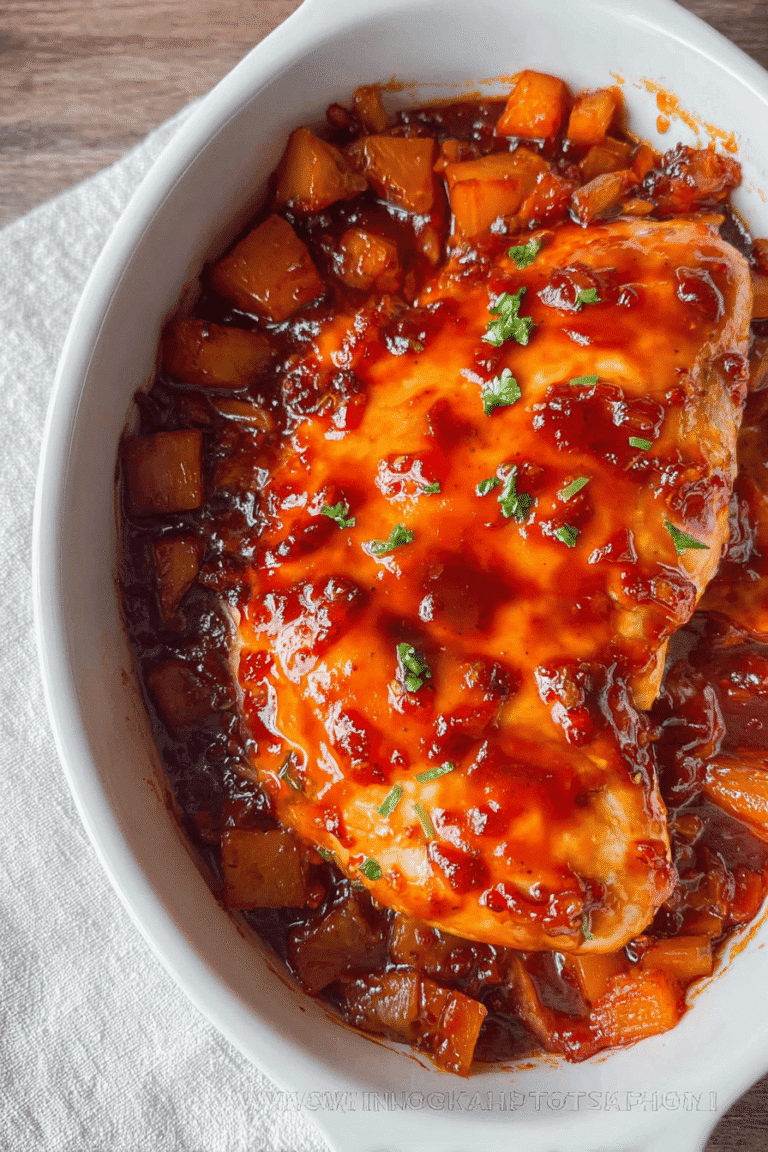 Baked Pineapple Bbq Chicken Breast Recipe With Sweet And Tangy Flavor 8 Pineapple Bbq Baked Chicken Breast 99.Png