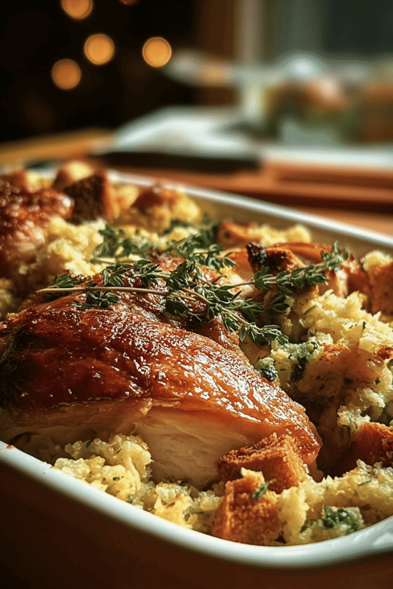 Rotisserie Chicken And Stuffing Casserole 53.Png