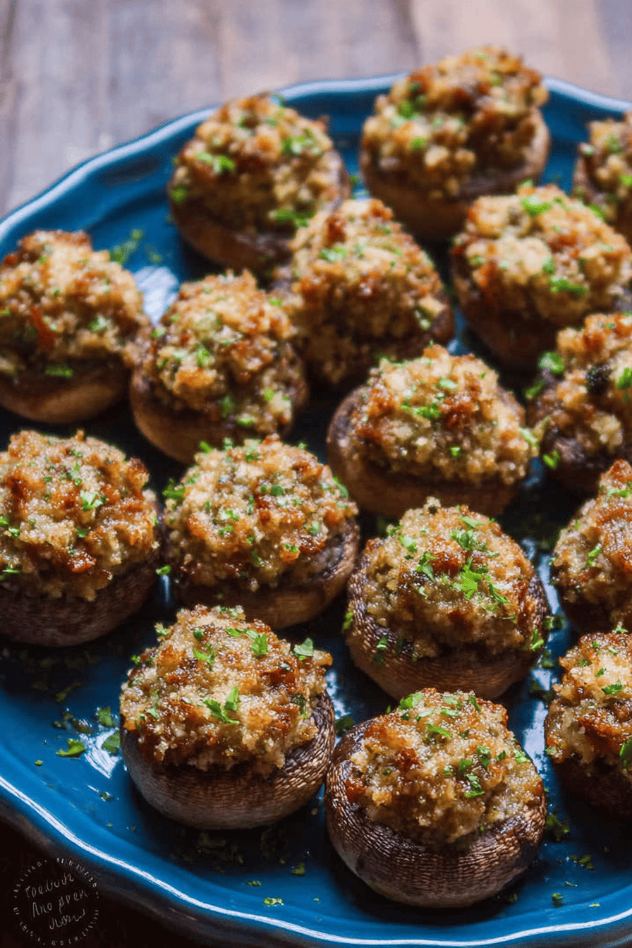 Sausage Stuffed Mushrooms Recipe With Cheesy And Savory Ingredients 6 Sausage Stuffed Mushrooms
