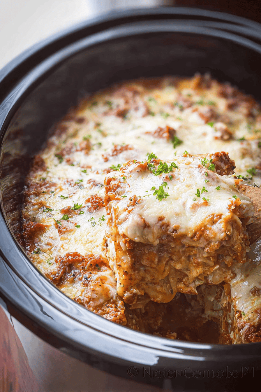 Slow Cooker Lasagna