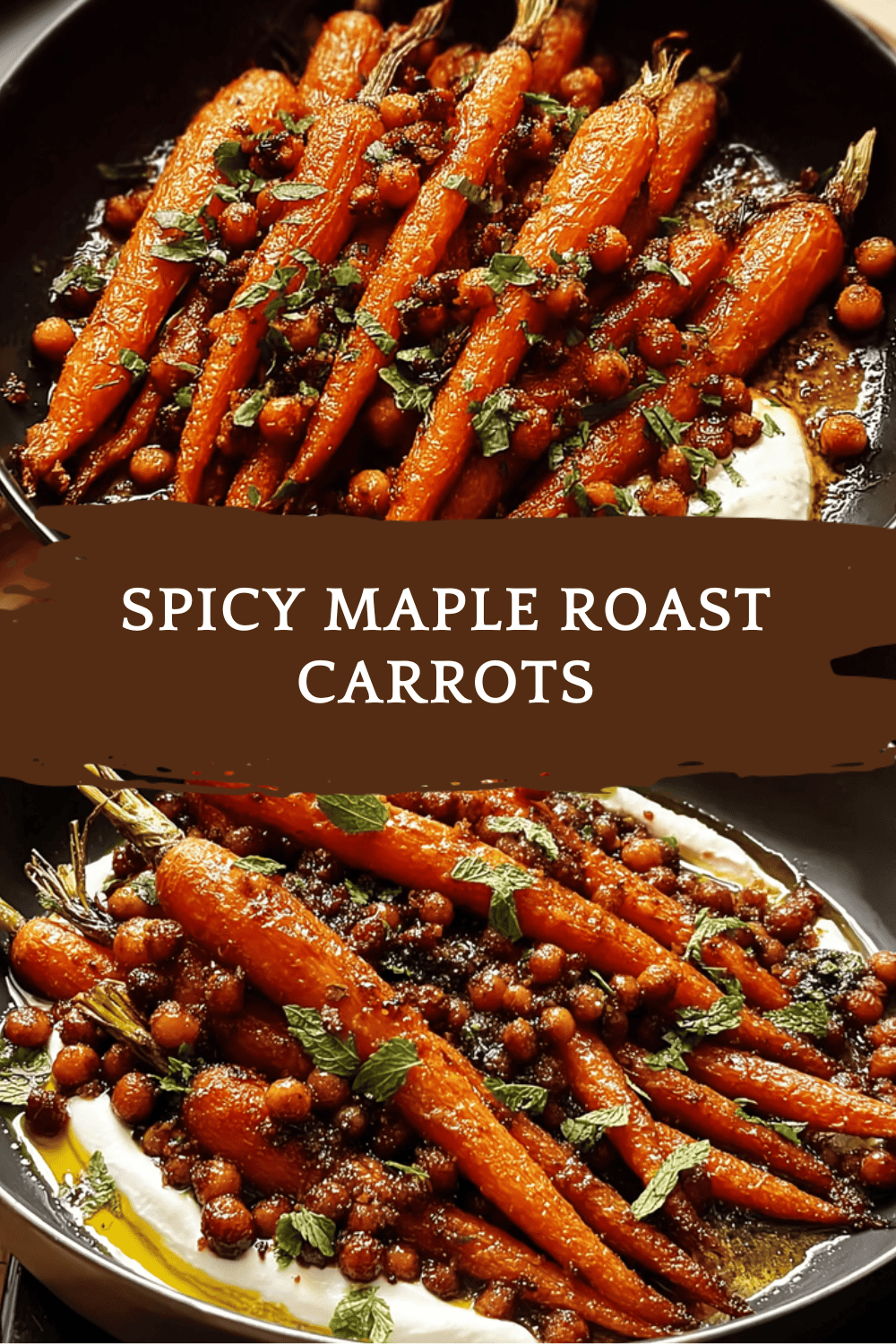 Spicy Maple Roast Carrots
