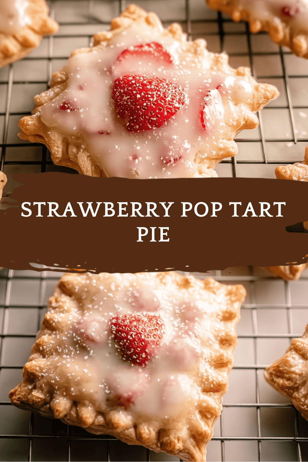 Strawberry Pop Tart Pie