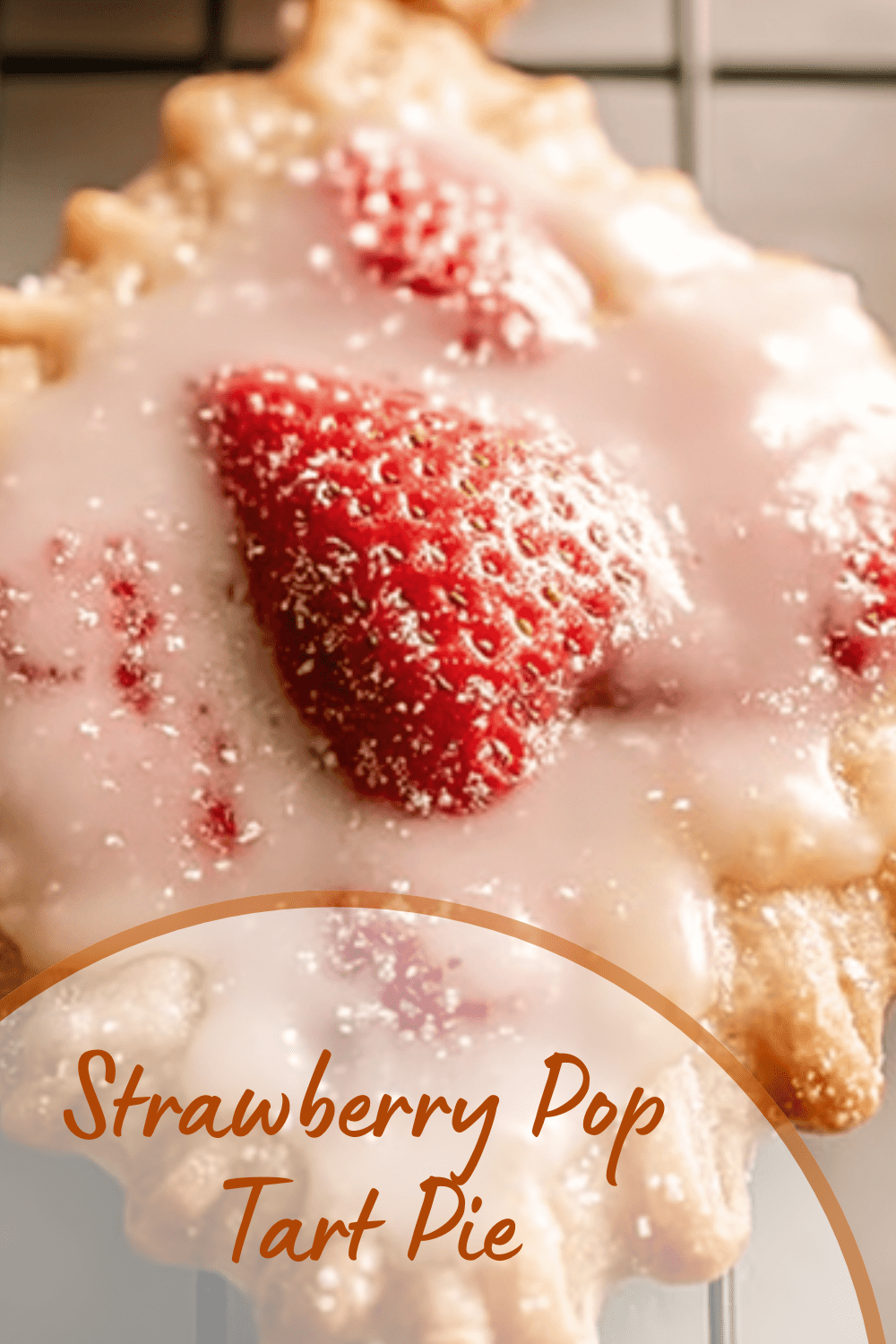 Strawberry Pop Tart Pie