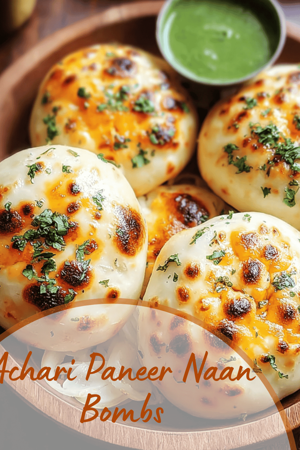 Achari Paneer Naan Bombs