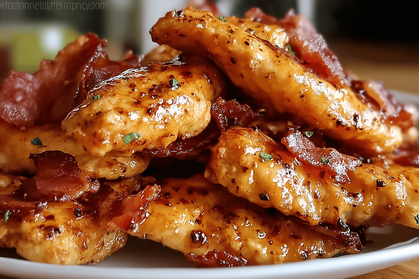 Bacon Brown Sugar Chicken Tenders