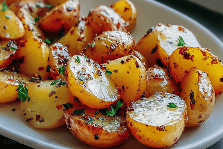 Garlic Butter Potatoes Recipe With Crispy Edges And Rich Flavor 8 Baked Garlic Butter Potatoes 12.Png