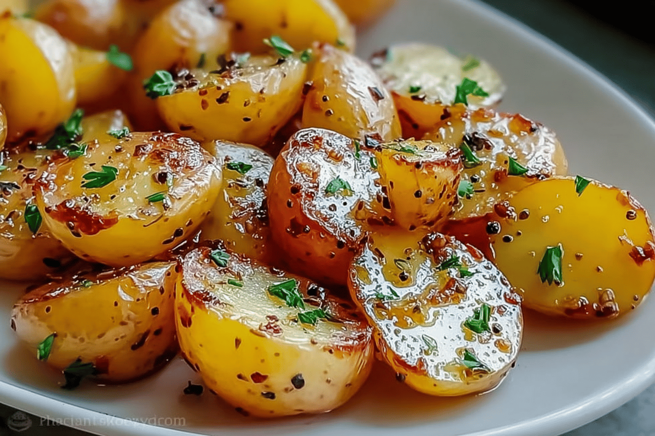 Garlic Butter Potatoes Recipe With Crispy Edges And Rich Flavor 7 Baked Garlic Butter Potatoes