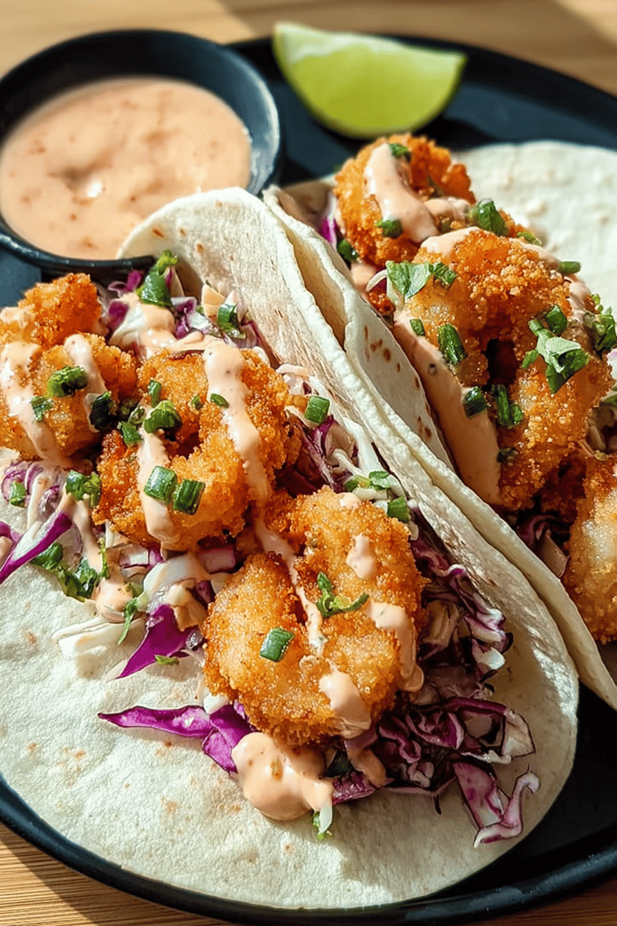 Bang Bang Shrimp Tacos