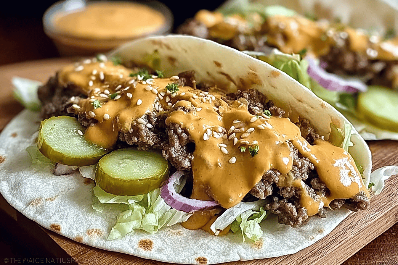 Big Mac Smash Tacos