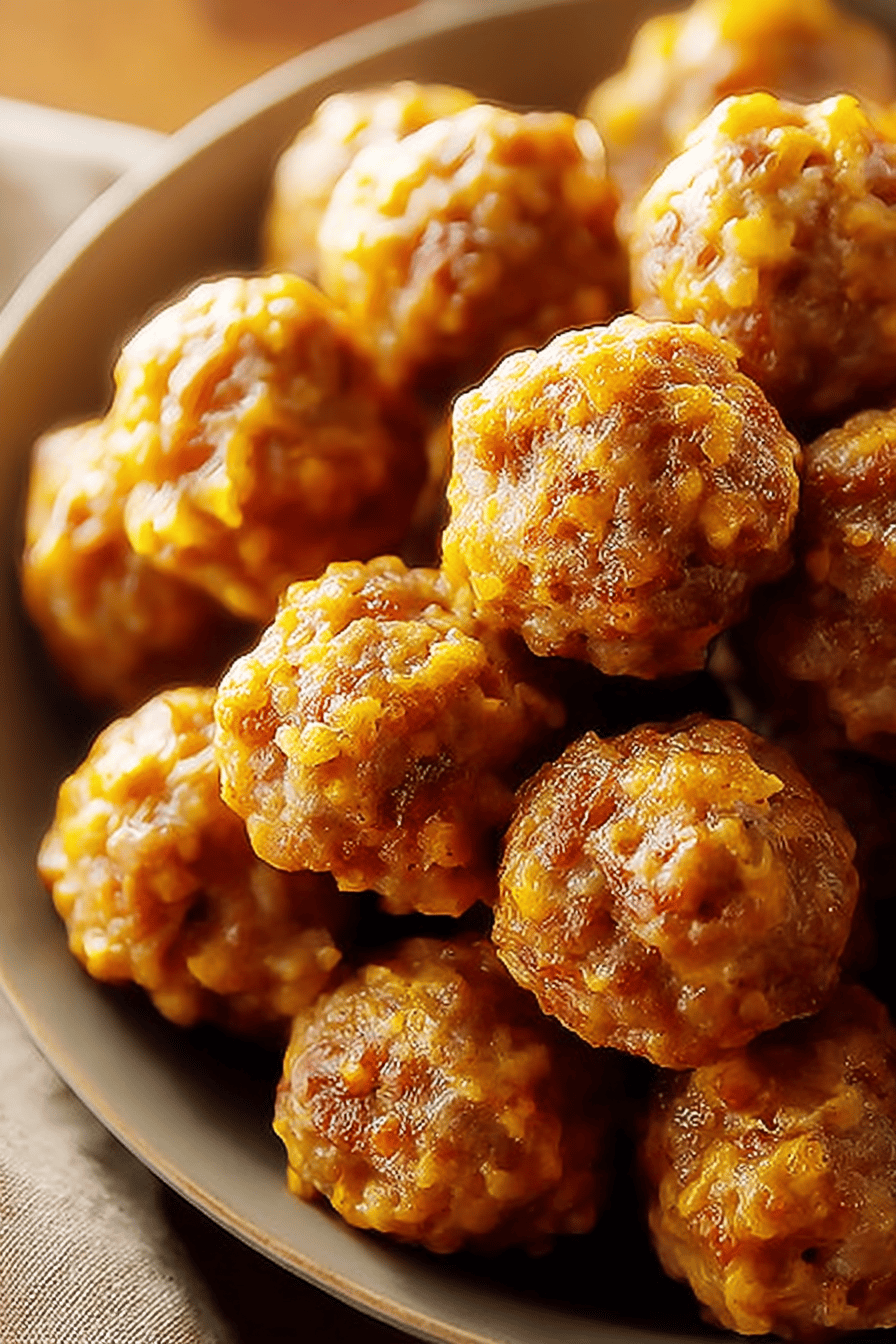 Bisquick Sausage Balls