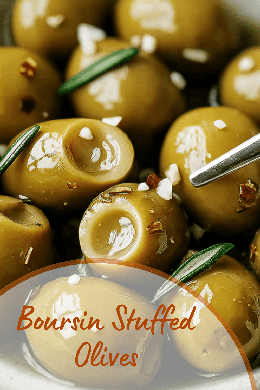 Boursin Stuffed Olives