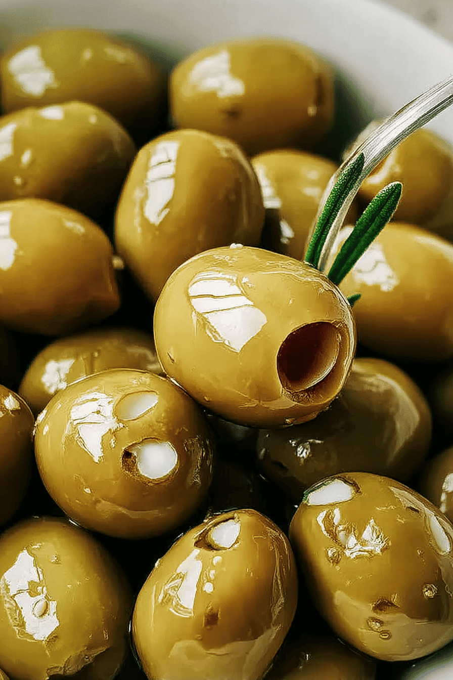 Boursin Stuffed Olives