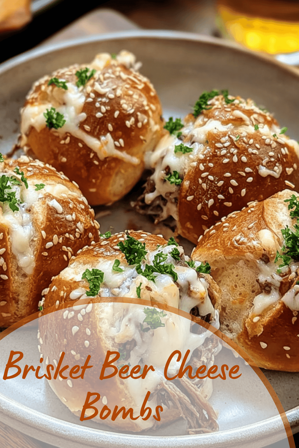 Brisket Beer Cheese Bombs