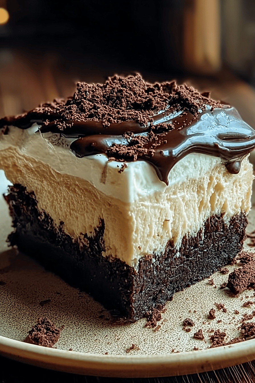 Brownie Bottom Cheesecake
