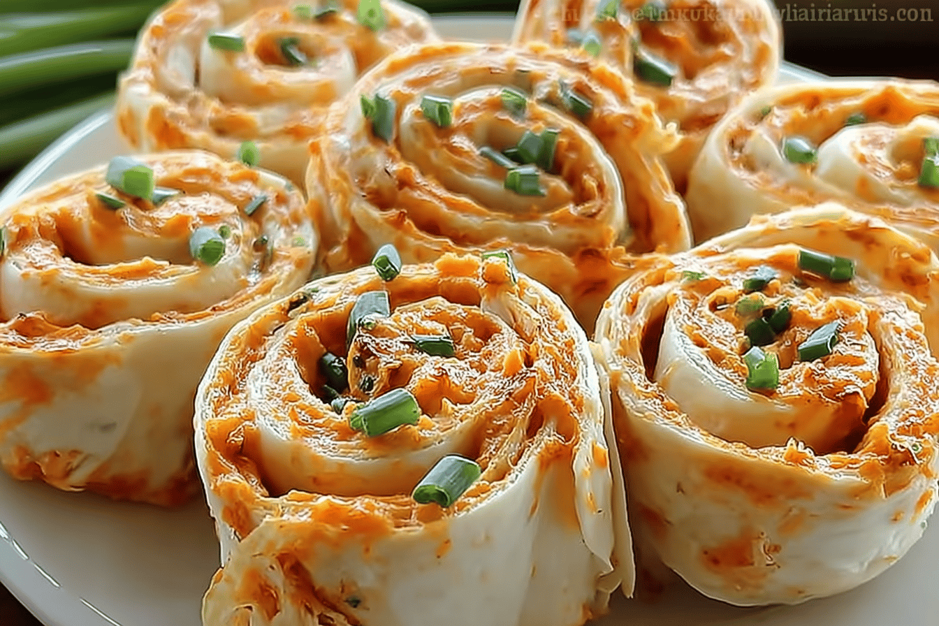Buffalo Chicken Pinwheels