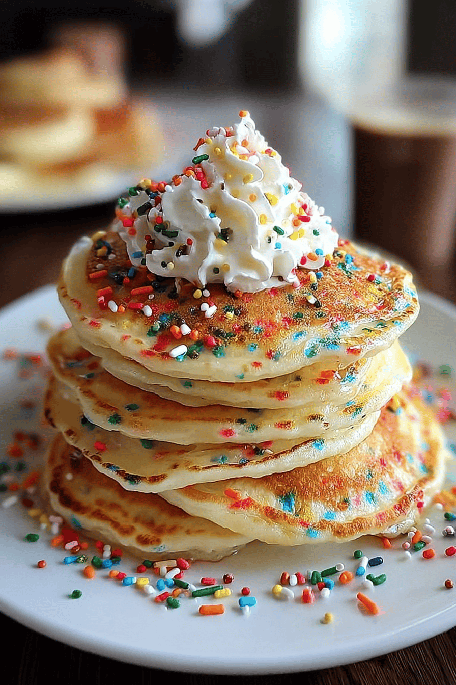 Cake Batter Pancakes