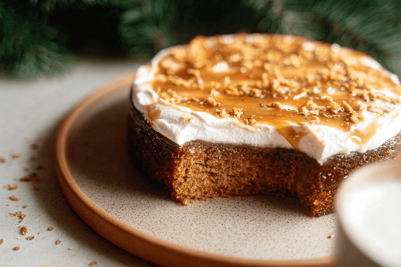 Caramel Brulee Latte Cake