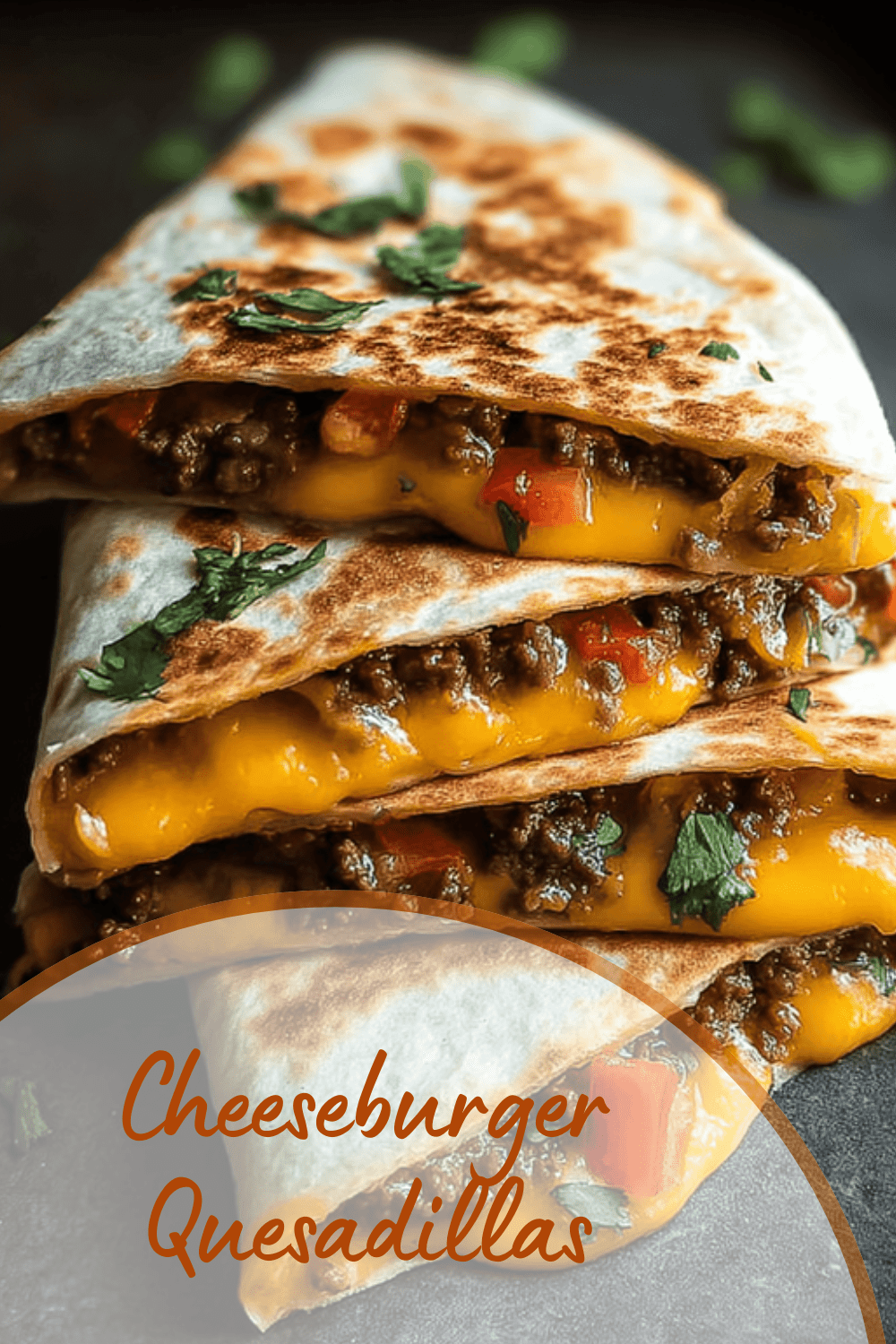Cheeseburger Quesadillas