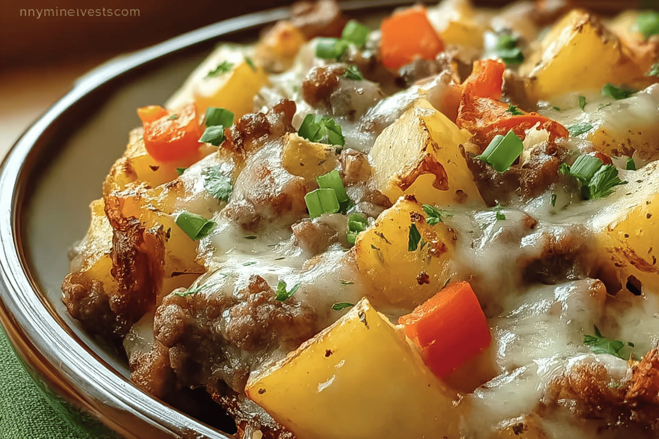 Cheesesteak Potato Casserole