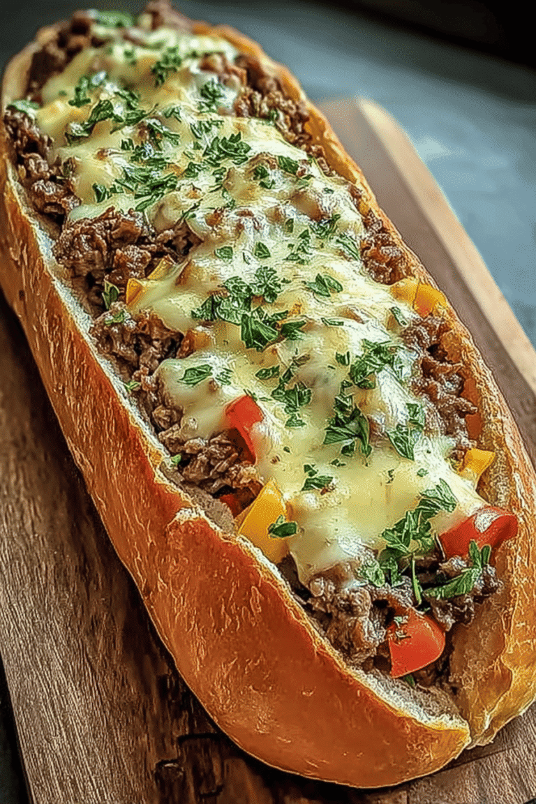 Cheesesteak Stuffed Garlic Loaf 100.Png