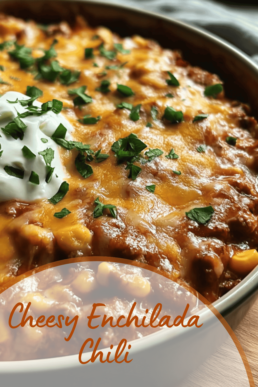 Cheesy Ground Beef Enchilada Chili Recipe For Comfort Food Lovers 7 Cheesy Enchilada Chili
