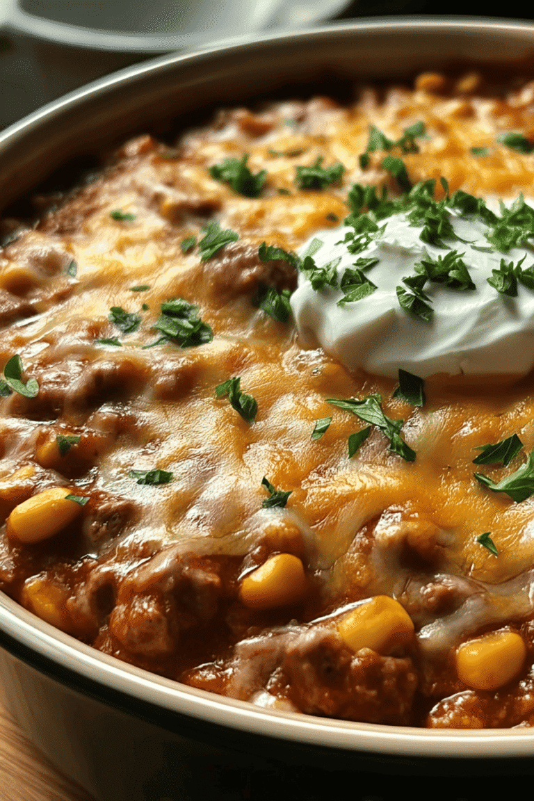 Cheesy Ground Beef Enchilada Chili Recipe For Comfort Food Lovers 8 Cheesy Enchilada Chili 48.Png