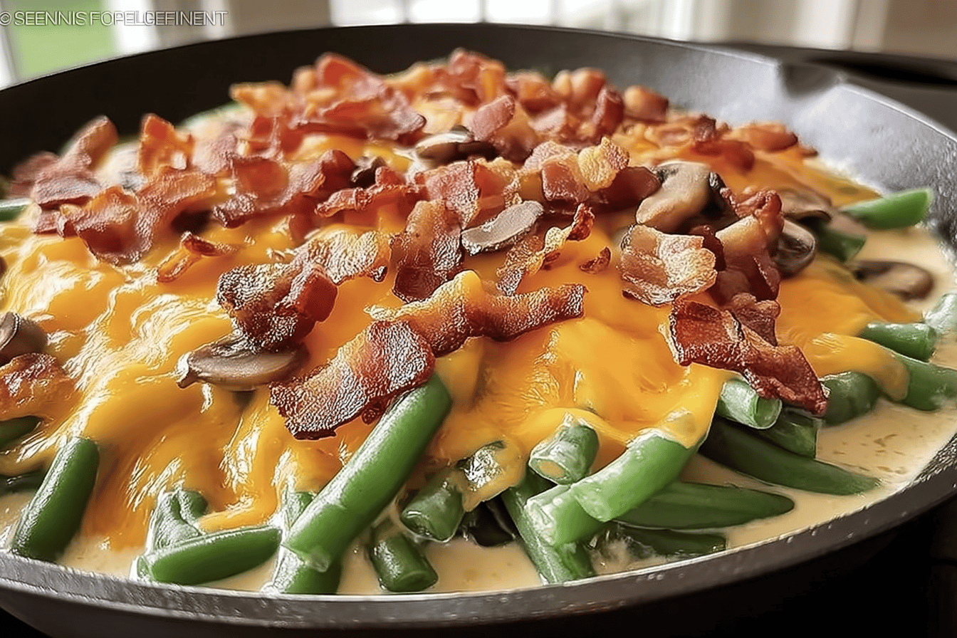 Cheesy Green Bean Casserole