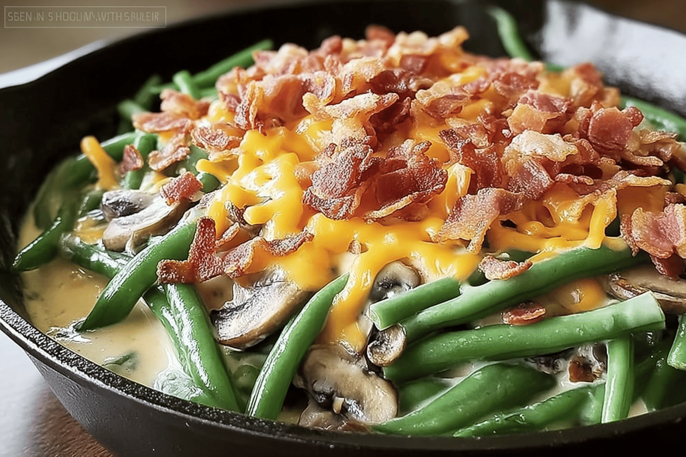 Cheesy Green Bean Casserole