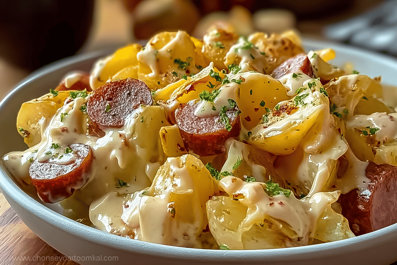 Cheesy Ranch Potatoes Recipe With Creamy Garlic And Herbs 6 Cheesy Ranch Potatoes