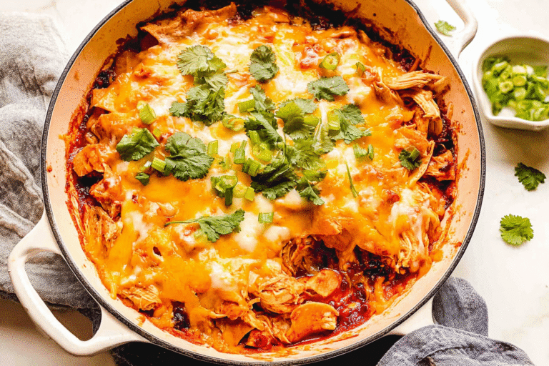 Chicken Enchilada Skillet Recipe With Quick And Flavorful Ingredients 8 Chicken Enchilada Skillet 14.Png