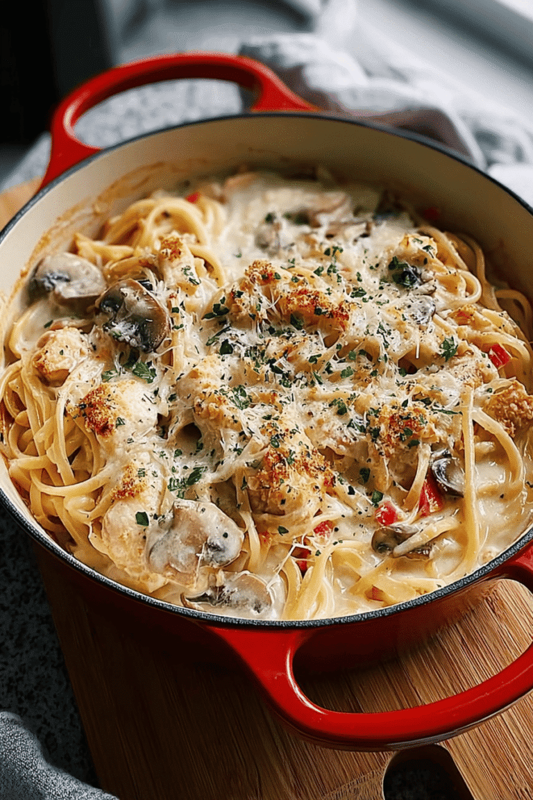 Chicken Tetrazzini Bake Creamy 96.Png