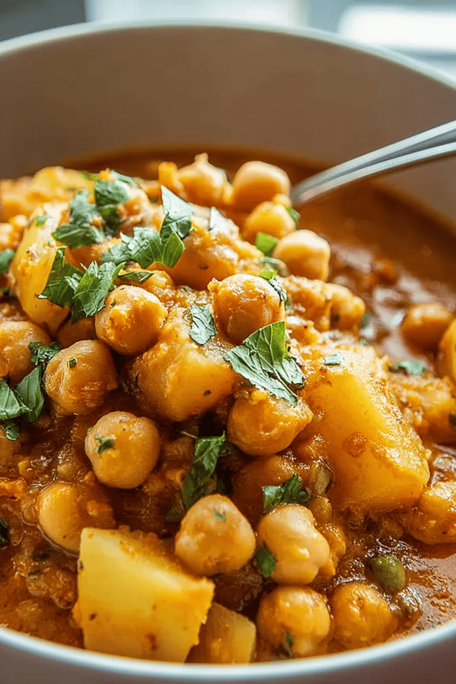 Chickpea Potato Curry Recipe For Easy Flavorful Meals