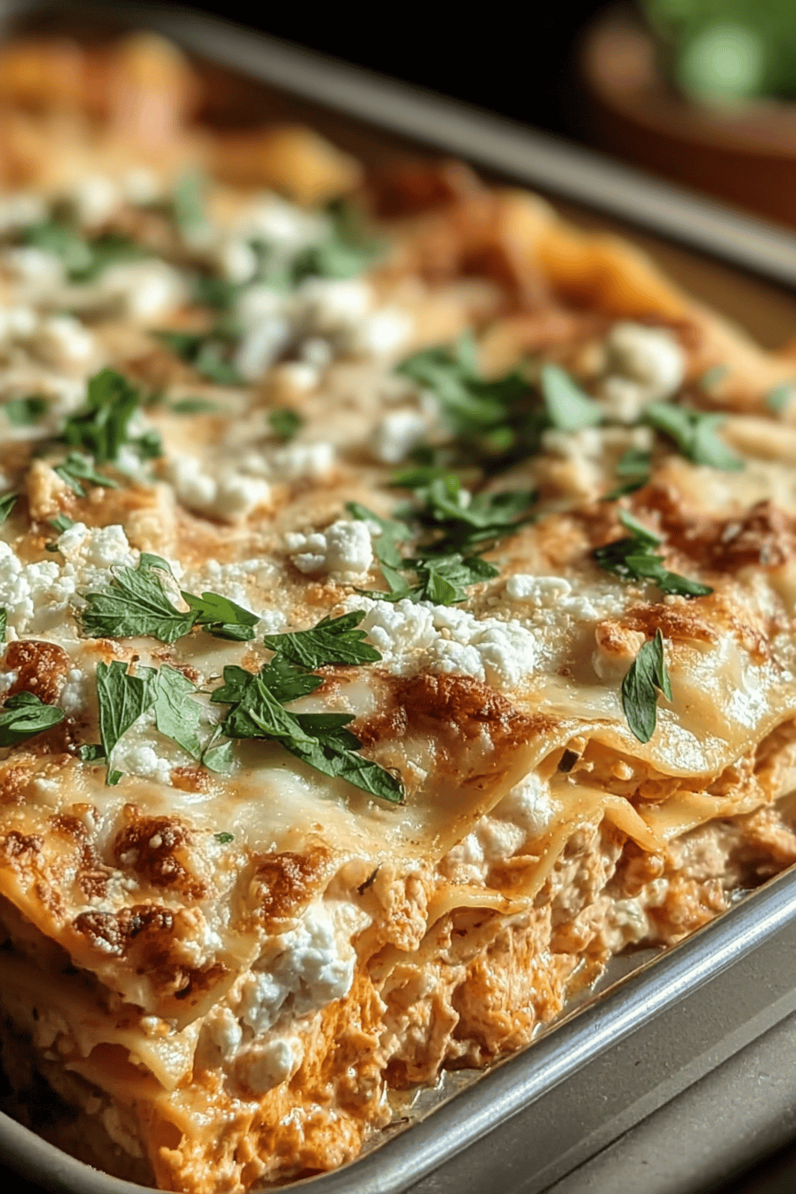 Crack Chicken Lasagna