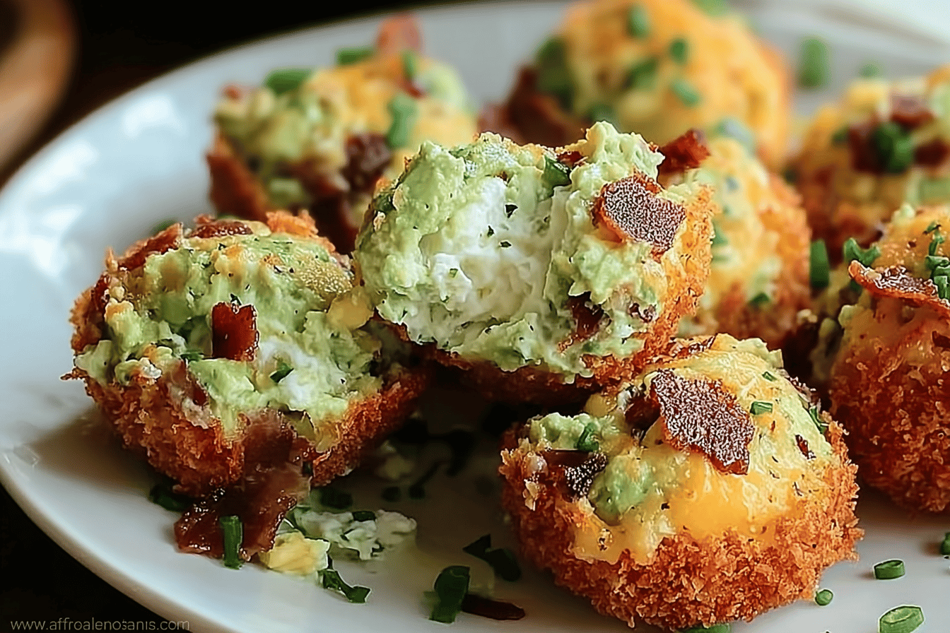 Cream Cheese Avocado Bacon Bites