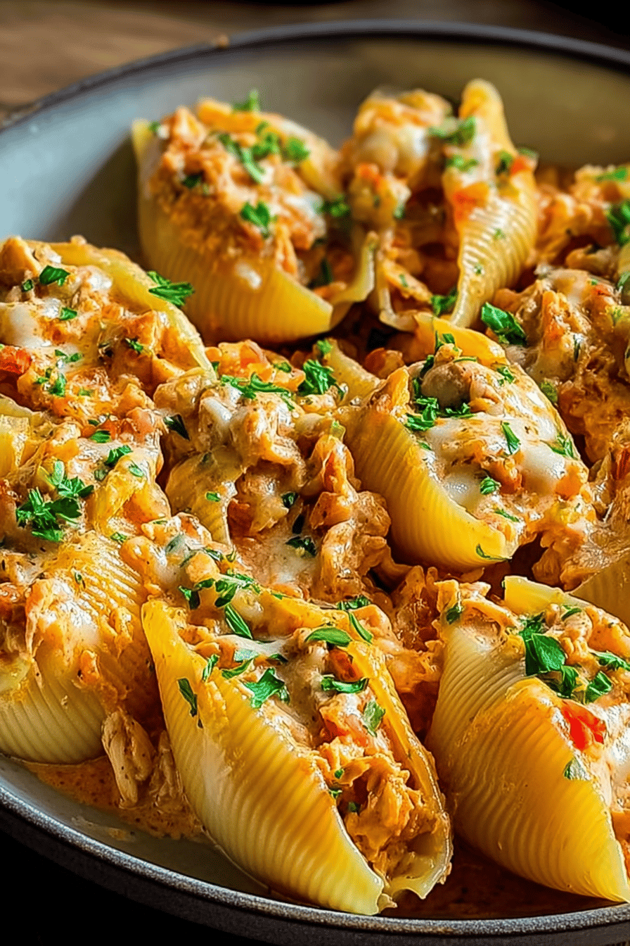 Creamy Cajun Chicken Shells