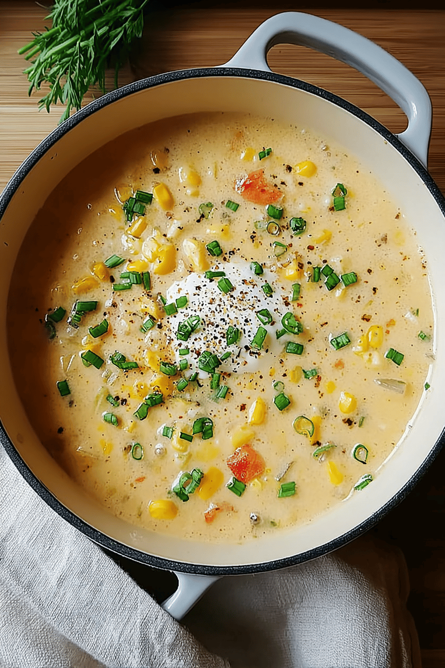 Creamy Corn Chowder Soup