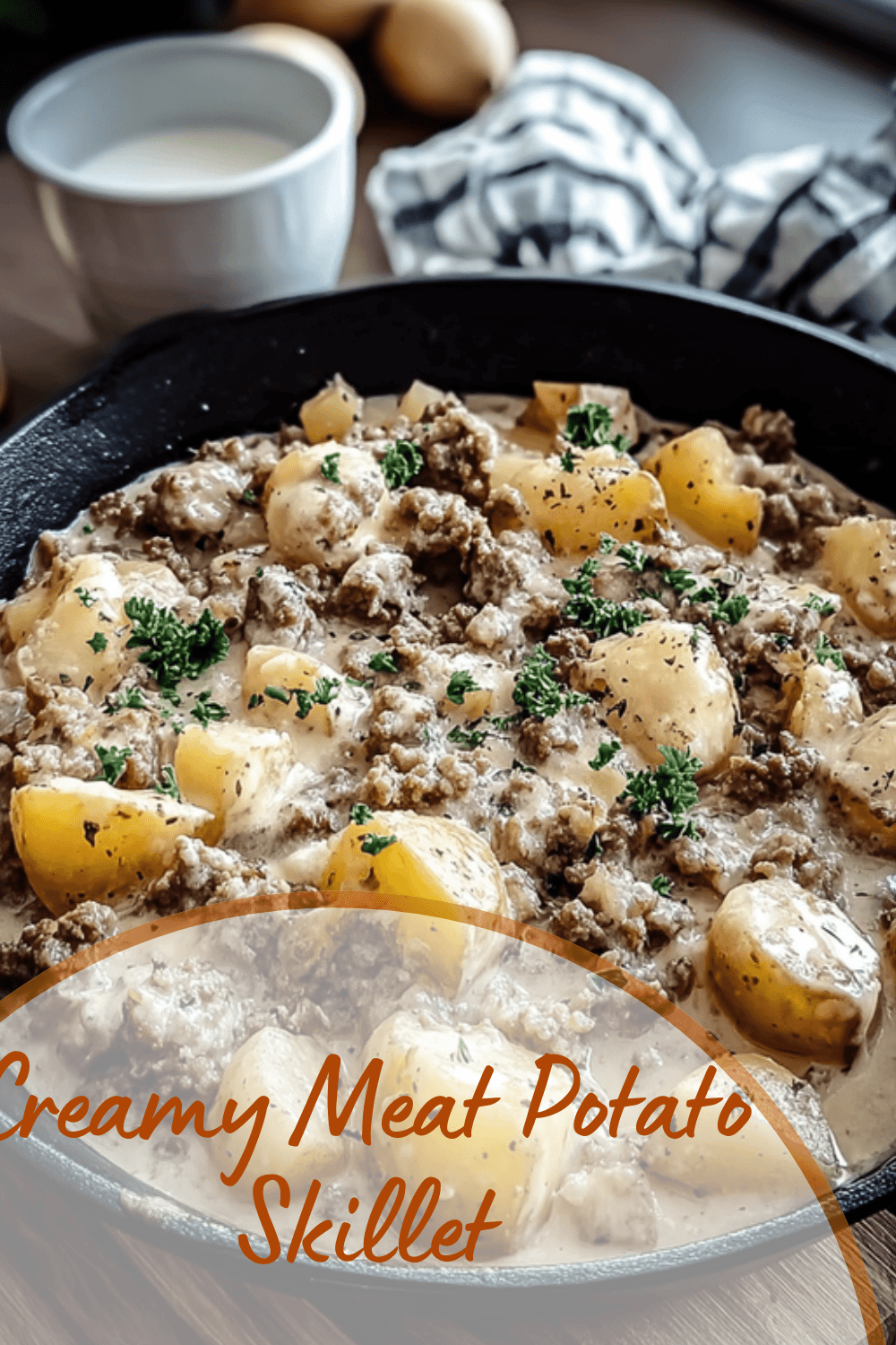 Creamy Beef And Potato Skillet Recipe For Quick Comfort Meals 7 Creamy Meat Potato Skillet