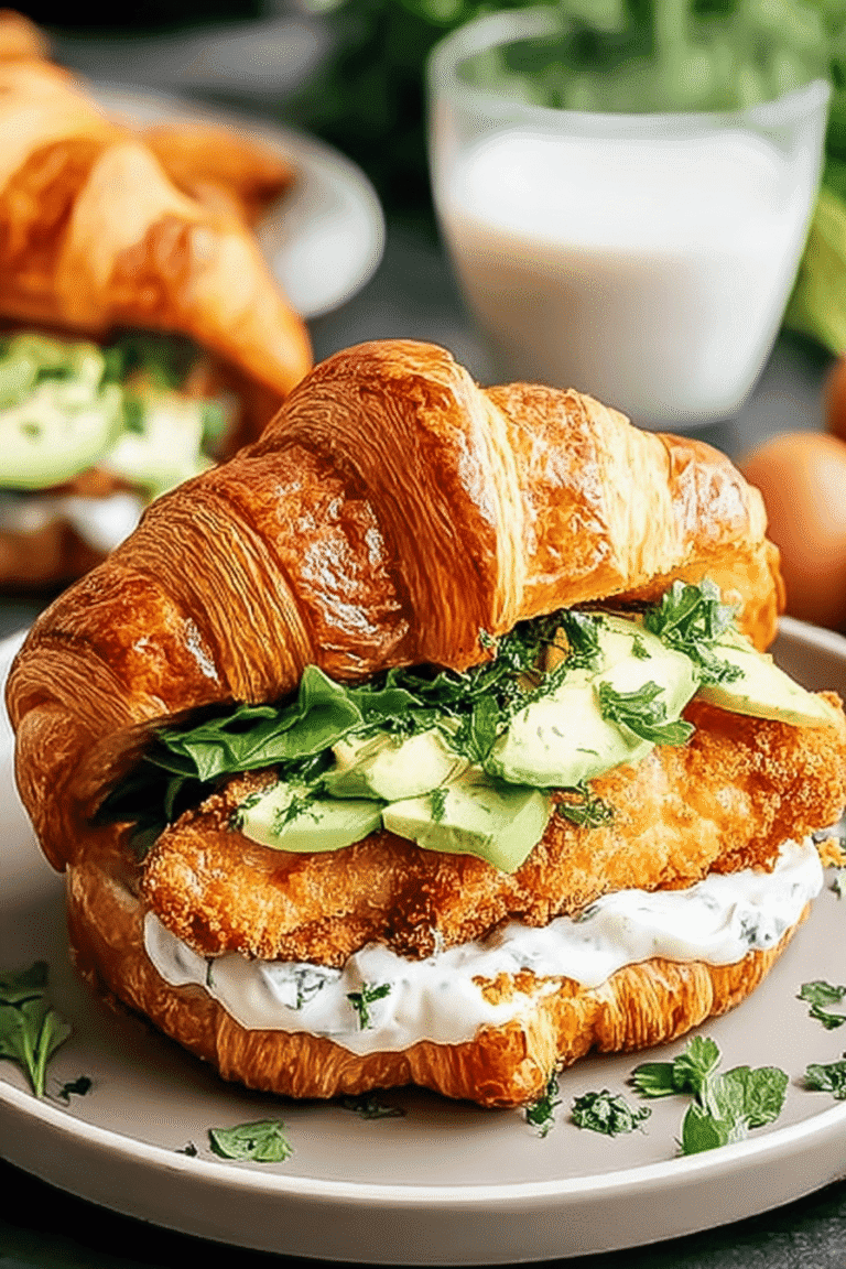 Crispy Chicken Croissant Sandwich 67.Png