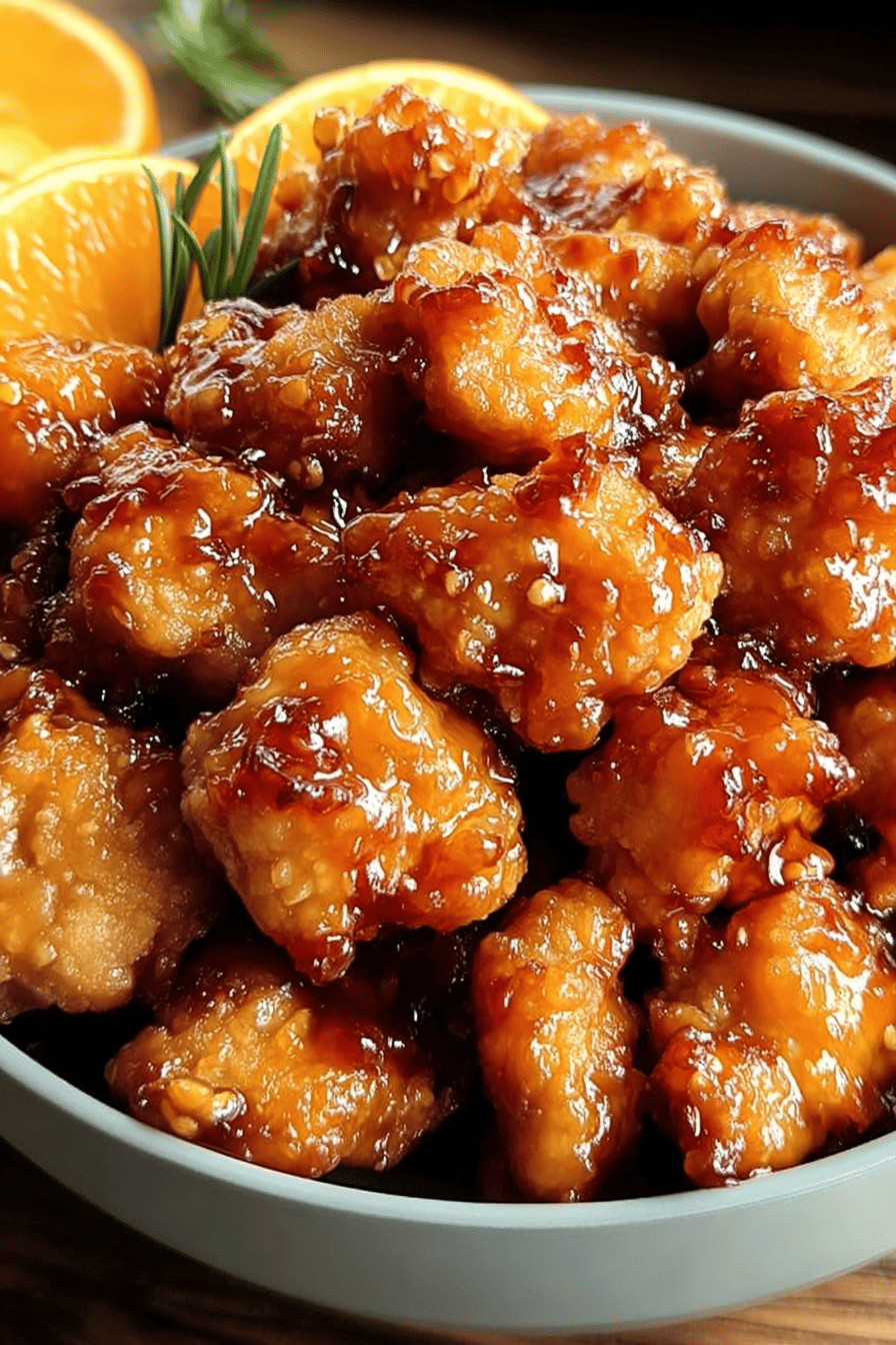 Chinese Orange Chicken Recipe With Crispy Coating And Tangy Sauce 6 Crispy Orange Chicken Thighs