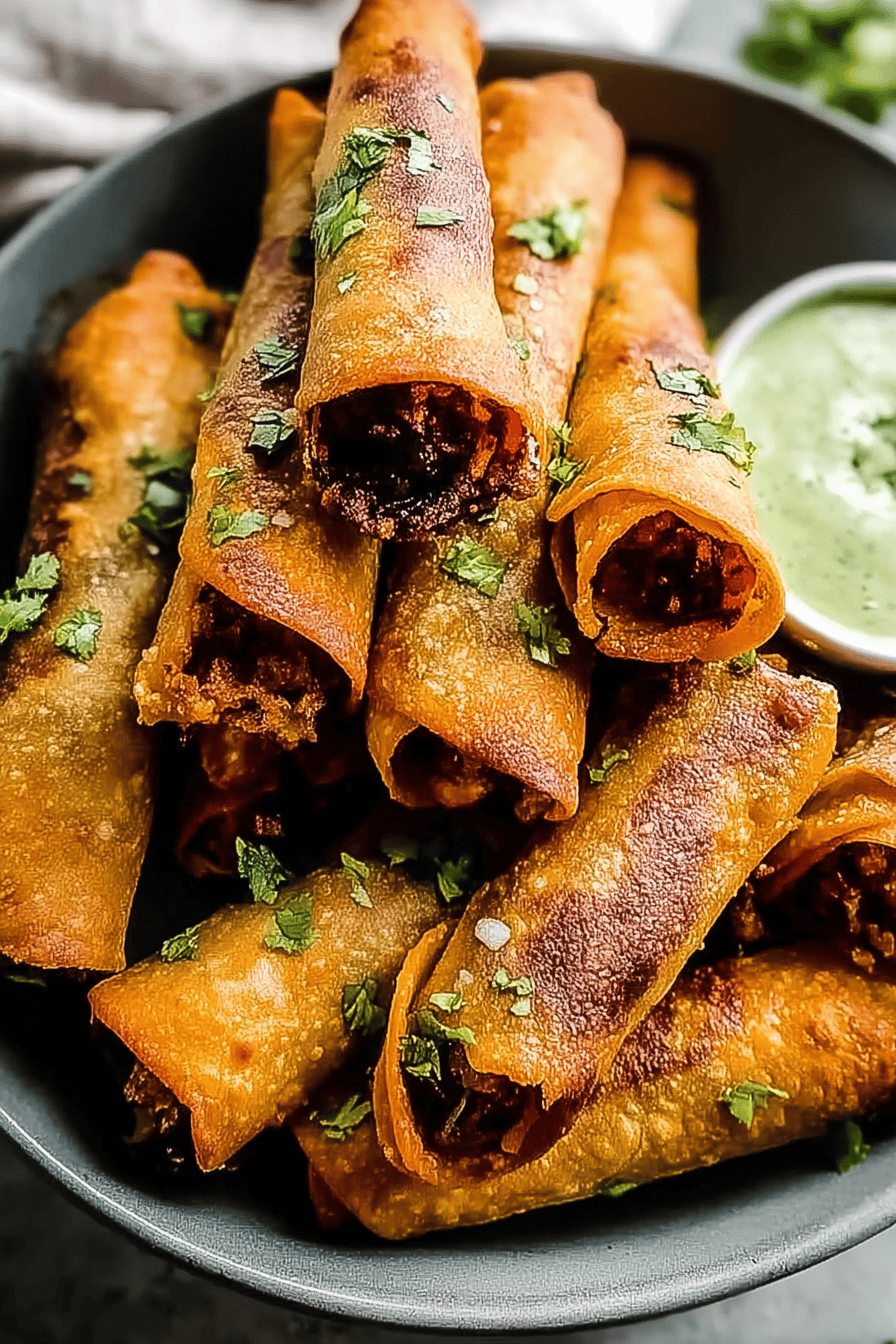Crispy Baked Vegan Taquitos Recipe For Easy Plant-Based Snacks 6 Crispy Vegan Taquitos