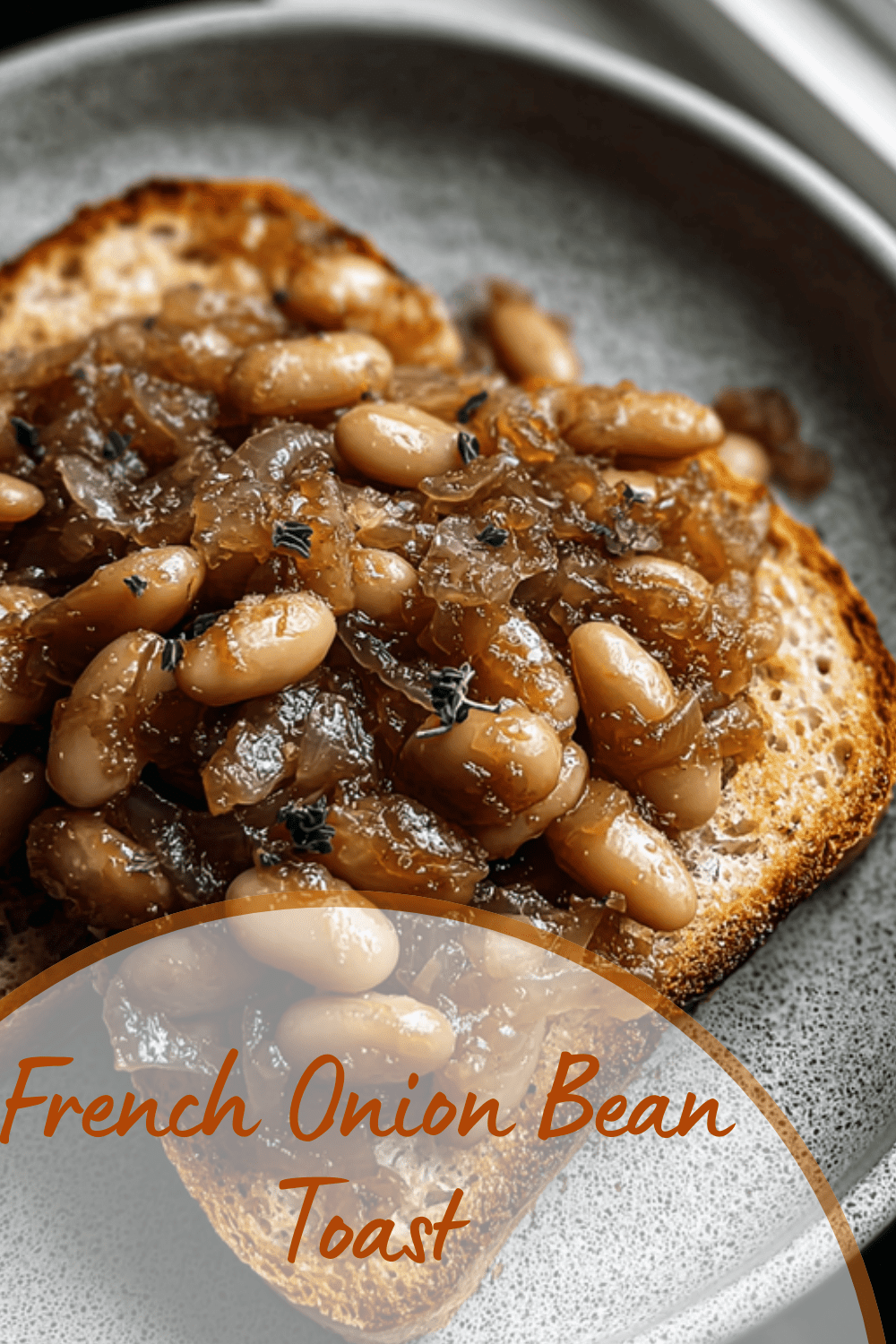 French Onion Bean Toast